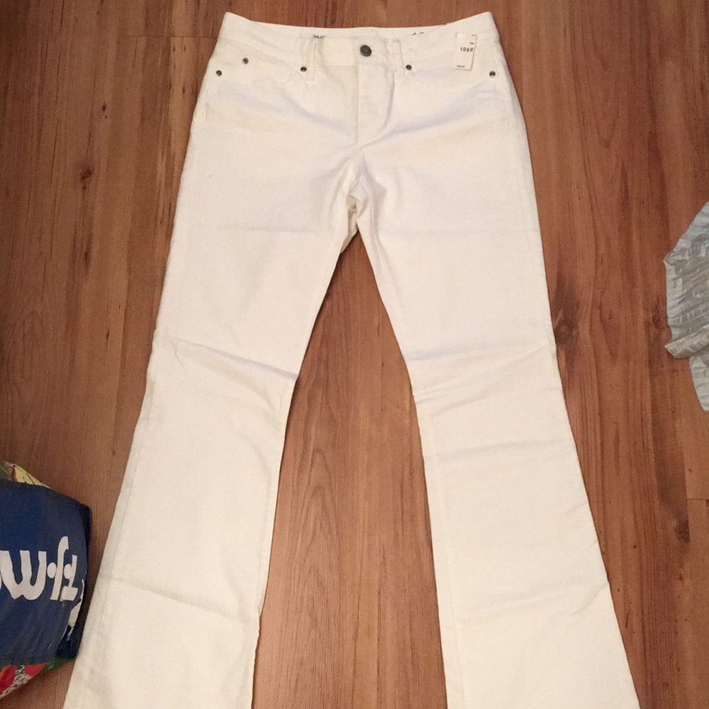 Gap Sexy Boot Jeans - White - 28/6r - NWT
